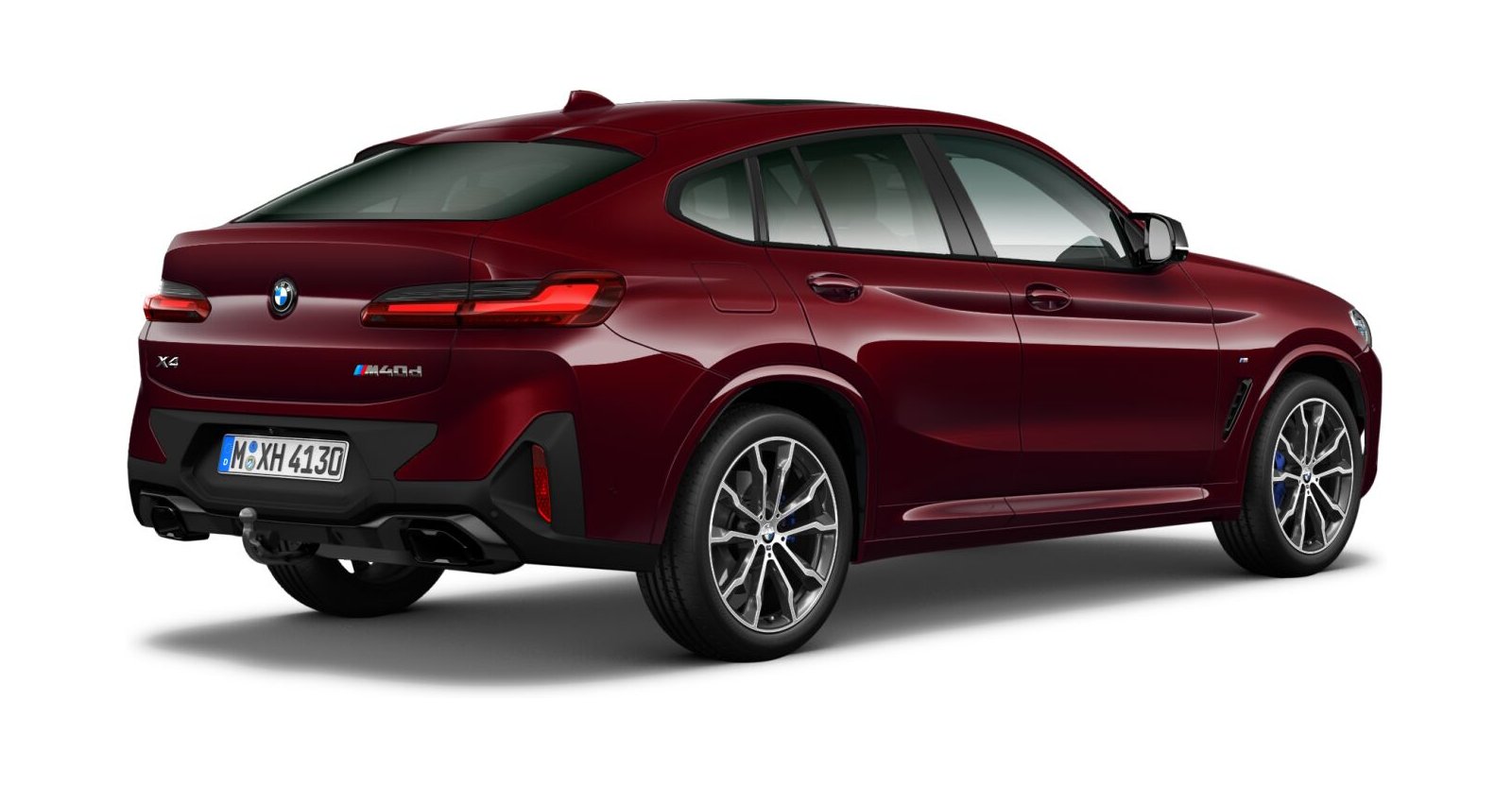 BMW BMW X in Rot von hinten BMW BMW X in Rot von hinten