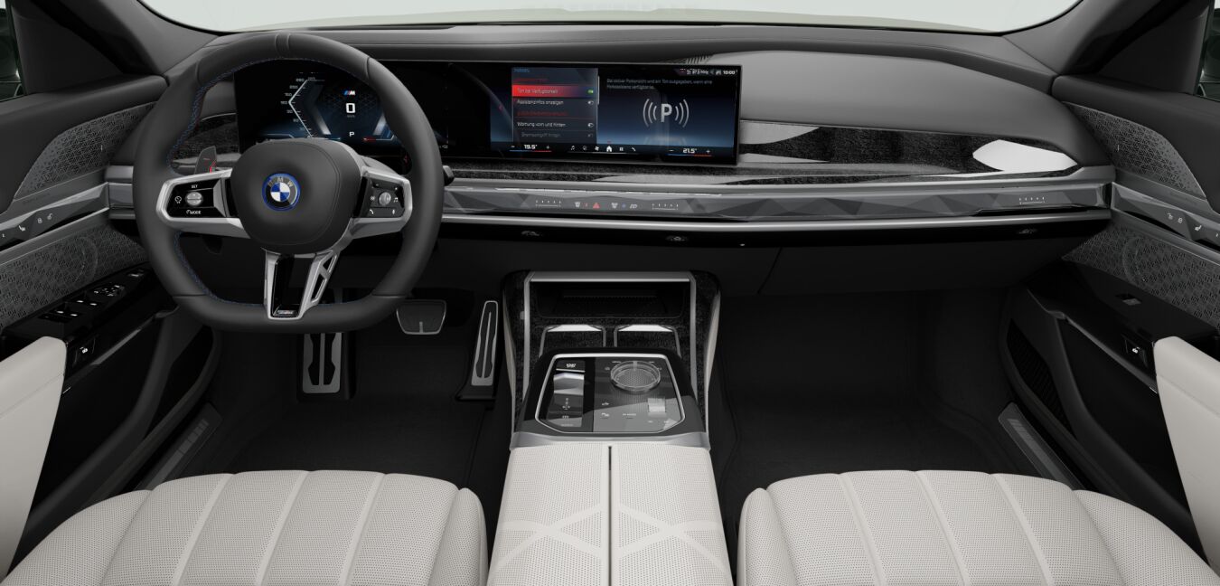 BMW BMW 7er im Innenraum von vorne BMW BMW 7er im Innenraum von vorne