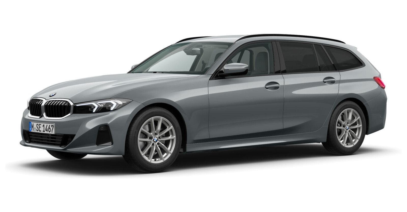 BMW BMW 3er in Grau von vorne