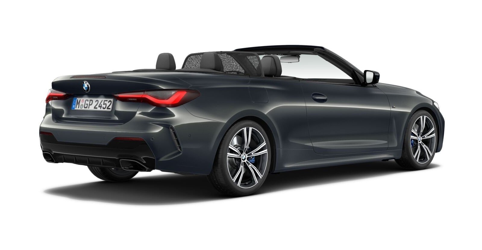 BMW BMW 4er in Grau von hinten BMW BMW 4er in Grau von hinten
