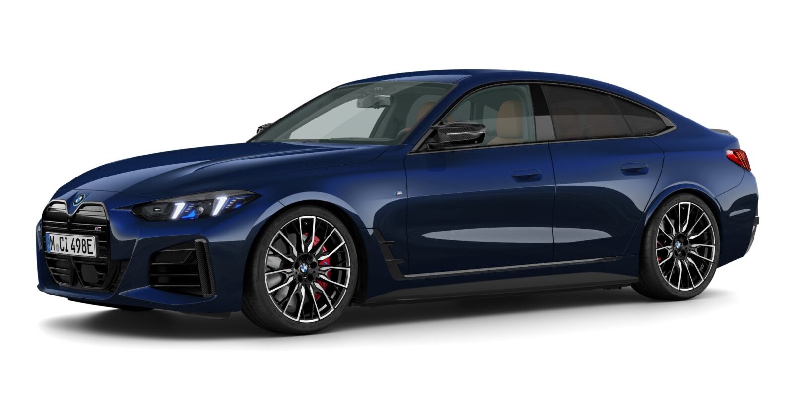 BMW BMW I in Blau von vorne