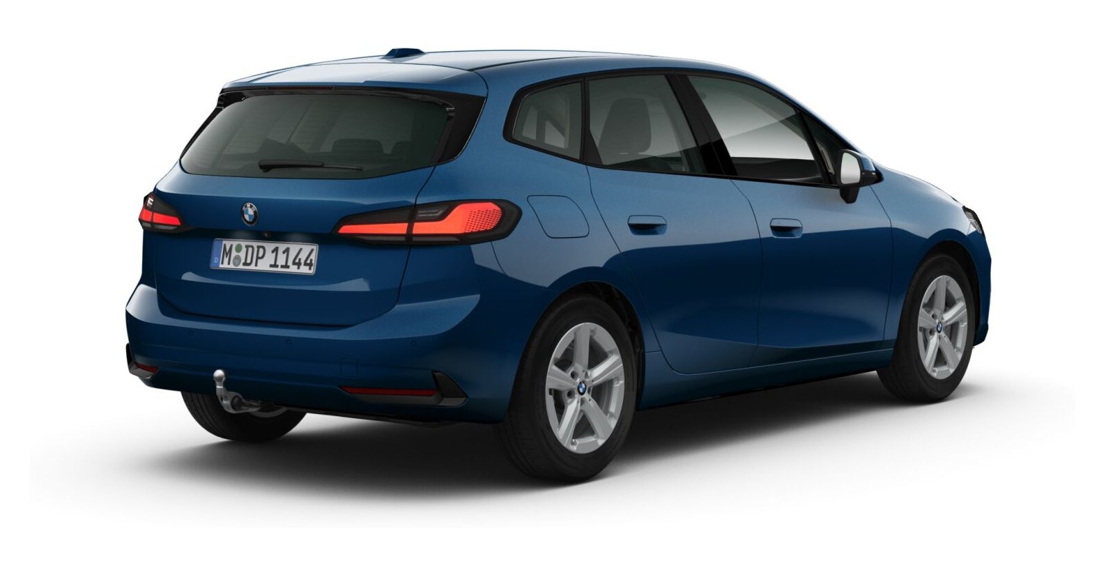 BMW BMW 2er in Blau von hinten BMW BMW 2er in Blau von hinten