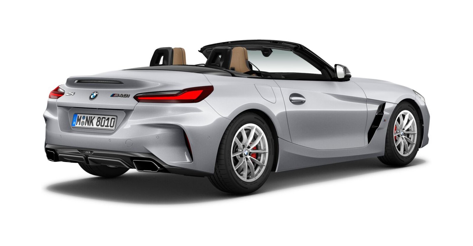 BMW BMW Z in Silber von hinten BMW BMW Z in Silber von hinten