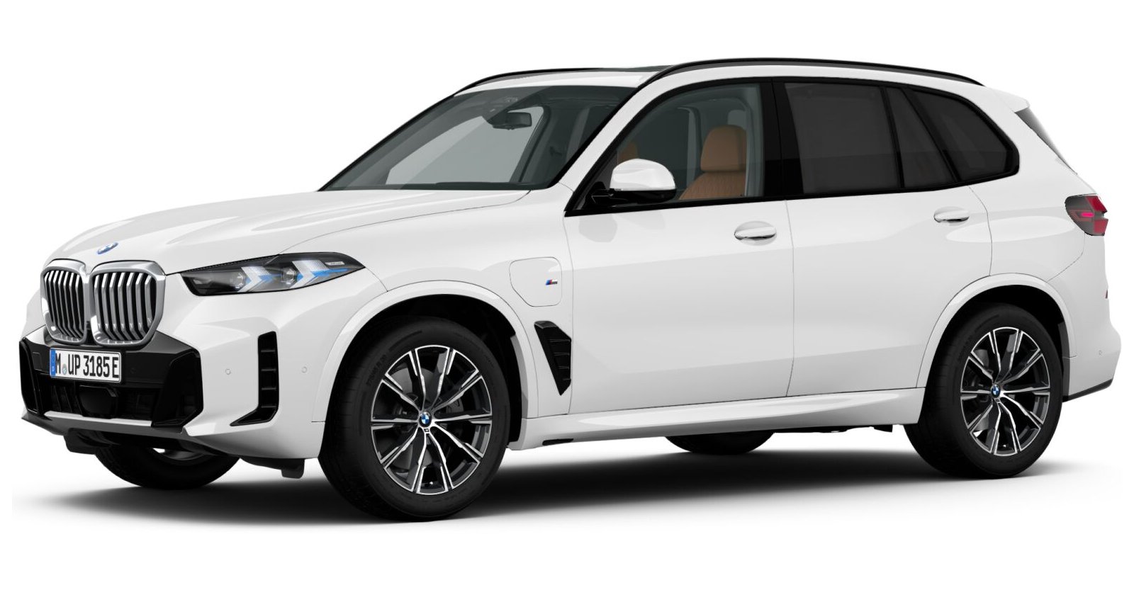 BMW X5 xDrive50e in Weiß von vorne BMW X5 xDrive50e in Weiß von vorne