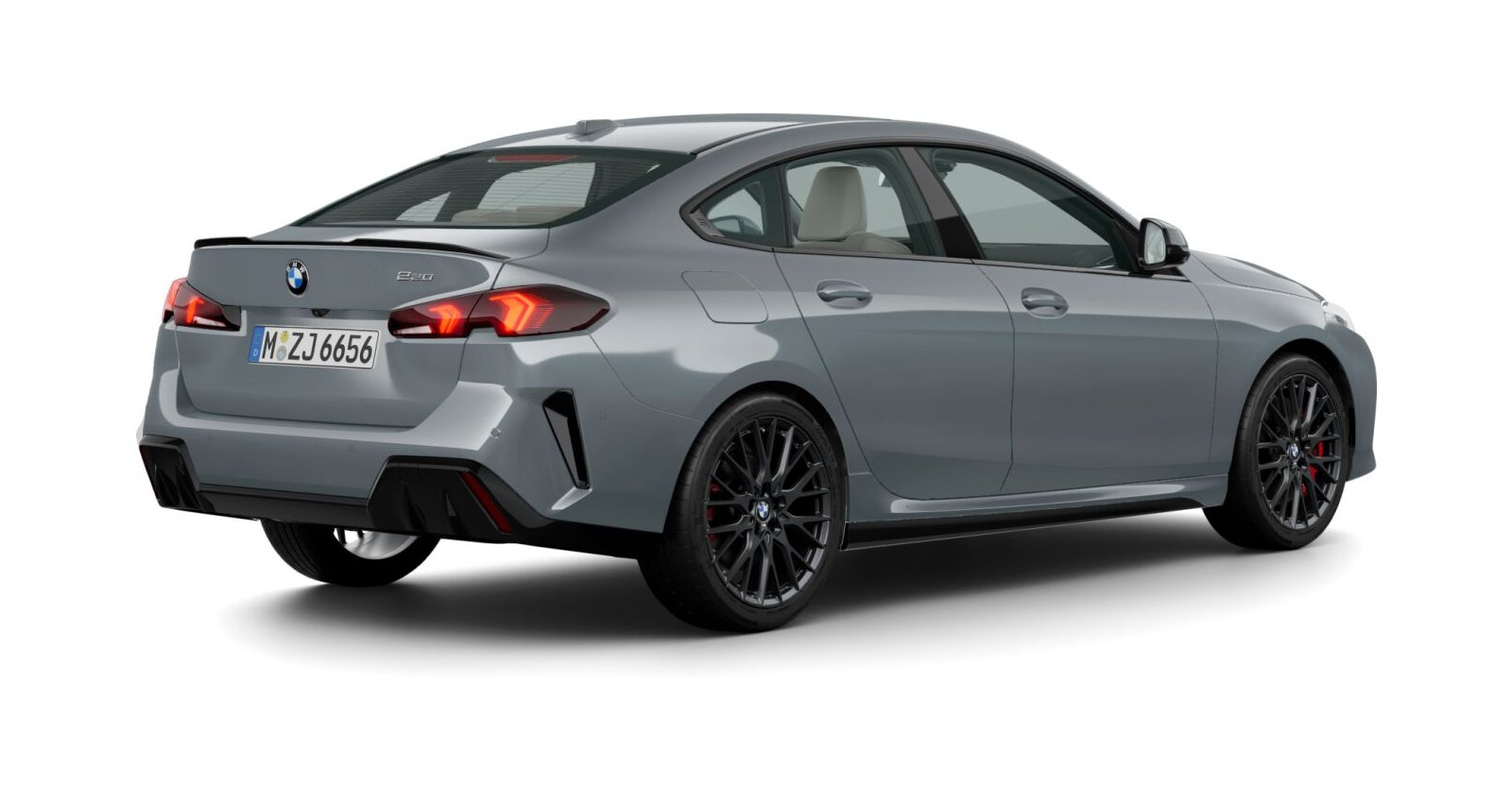 BMW BMW 2er in Grau von hinten BMW BMW 2er in Grau von hinten
