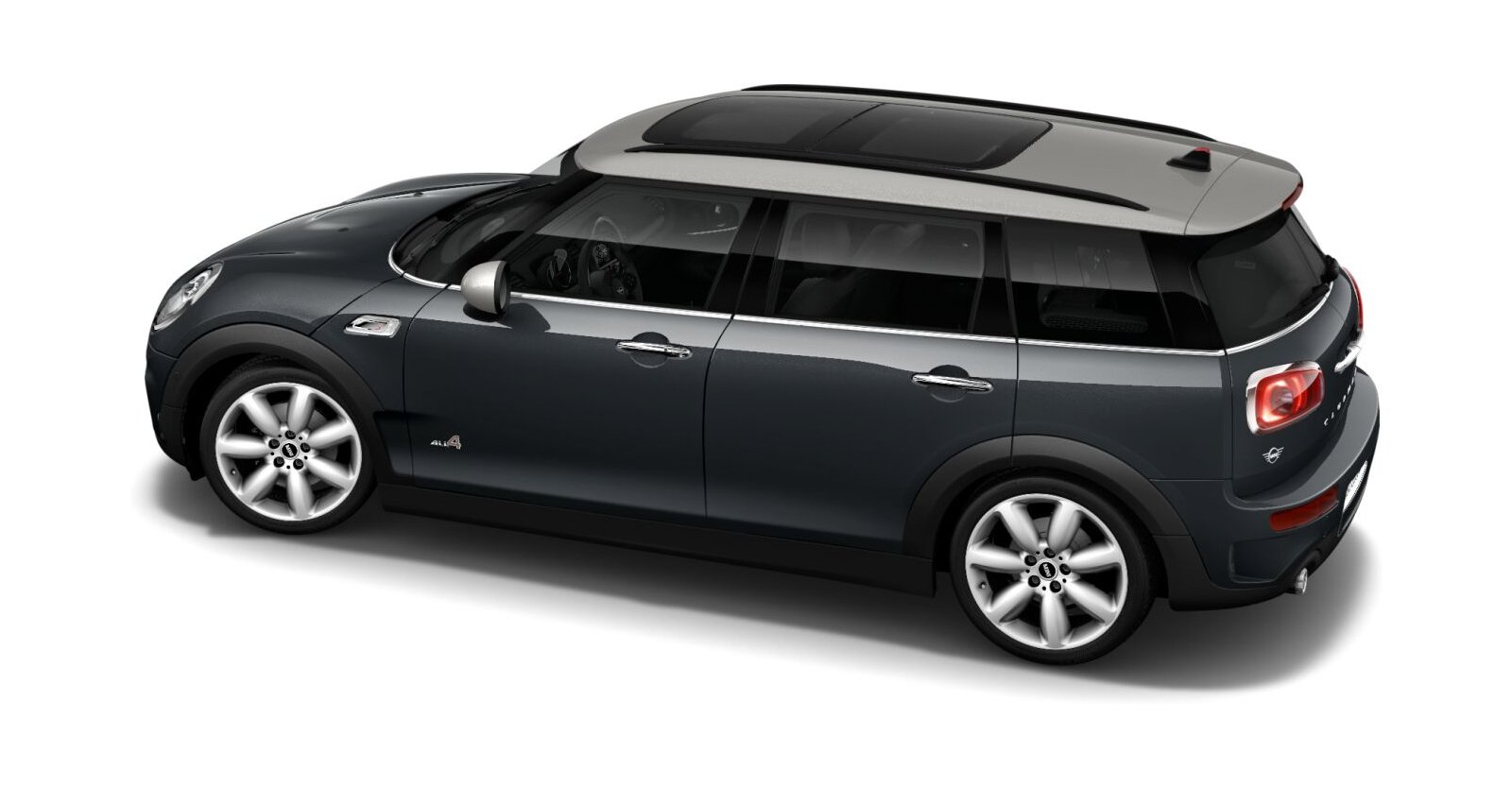 MINI MINI Clubman in Grau von hinten
