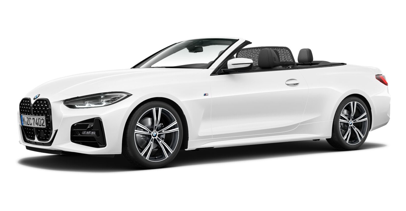 BMW BMW 4er in Weiß von vorne BMW BMW 4er in Weiß von vorne