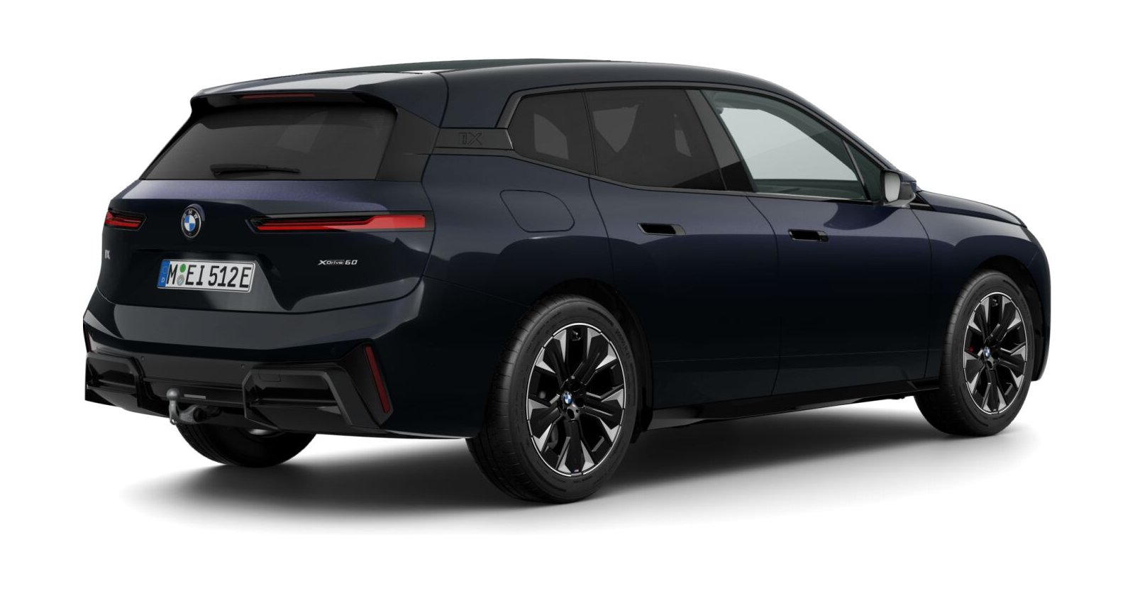 BMW BMW I in Schwarz von hinten