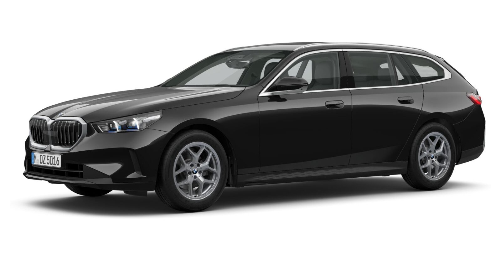 BMW BMW 5er in Schwarz von vorne BMW BMW 5er in Schwarz von vorne