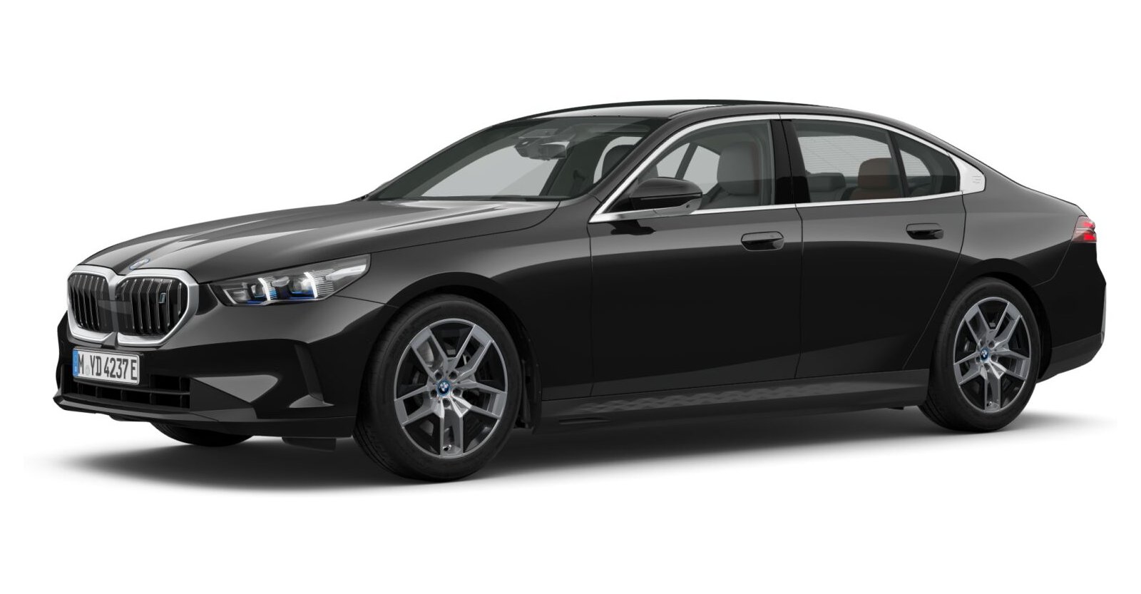 BMW BMW I in Schwarz von vorne BMW BMW I in Schwarz von vorne