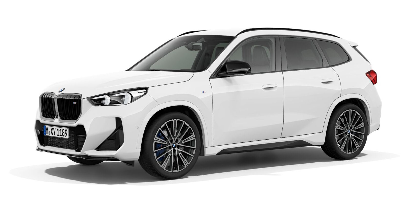 BMW X1 M35i xDrive in Wei&szlig; von vorne