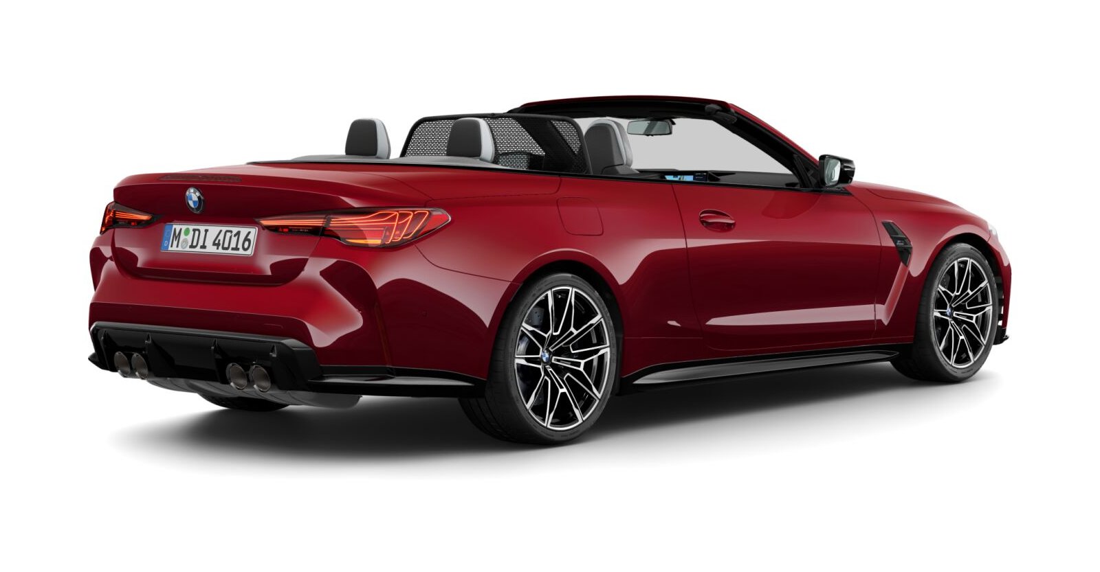 BMW BMW M in Rot von hinten