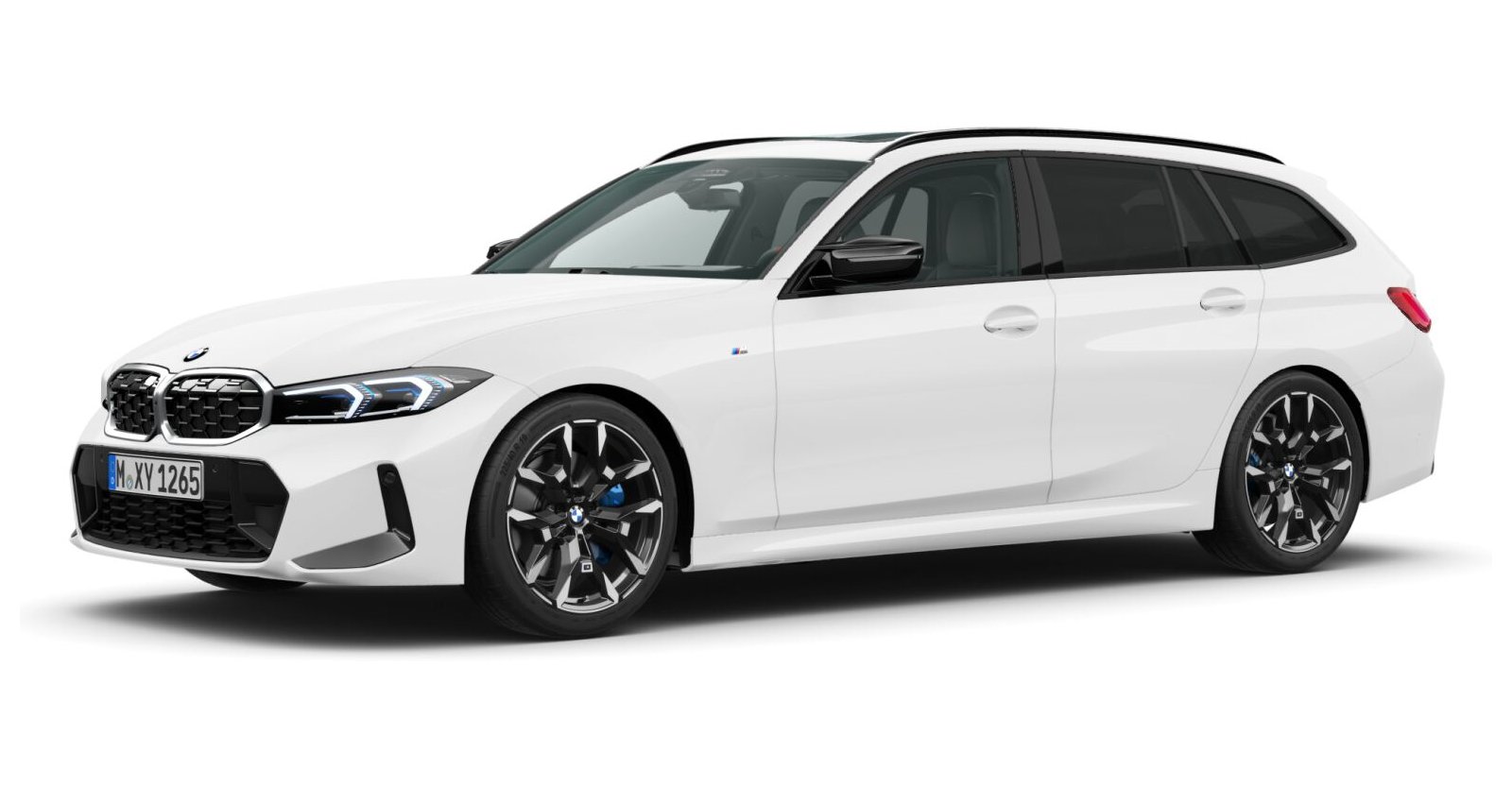 BMW BMW 3er in Weiß von vorne