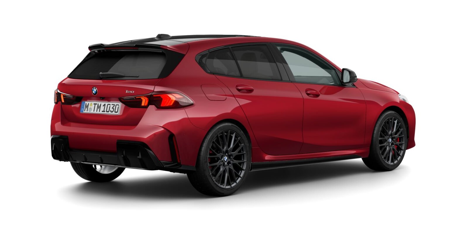 BMW BMW 1er in Rot von hinten