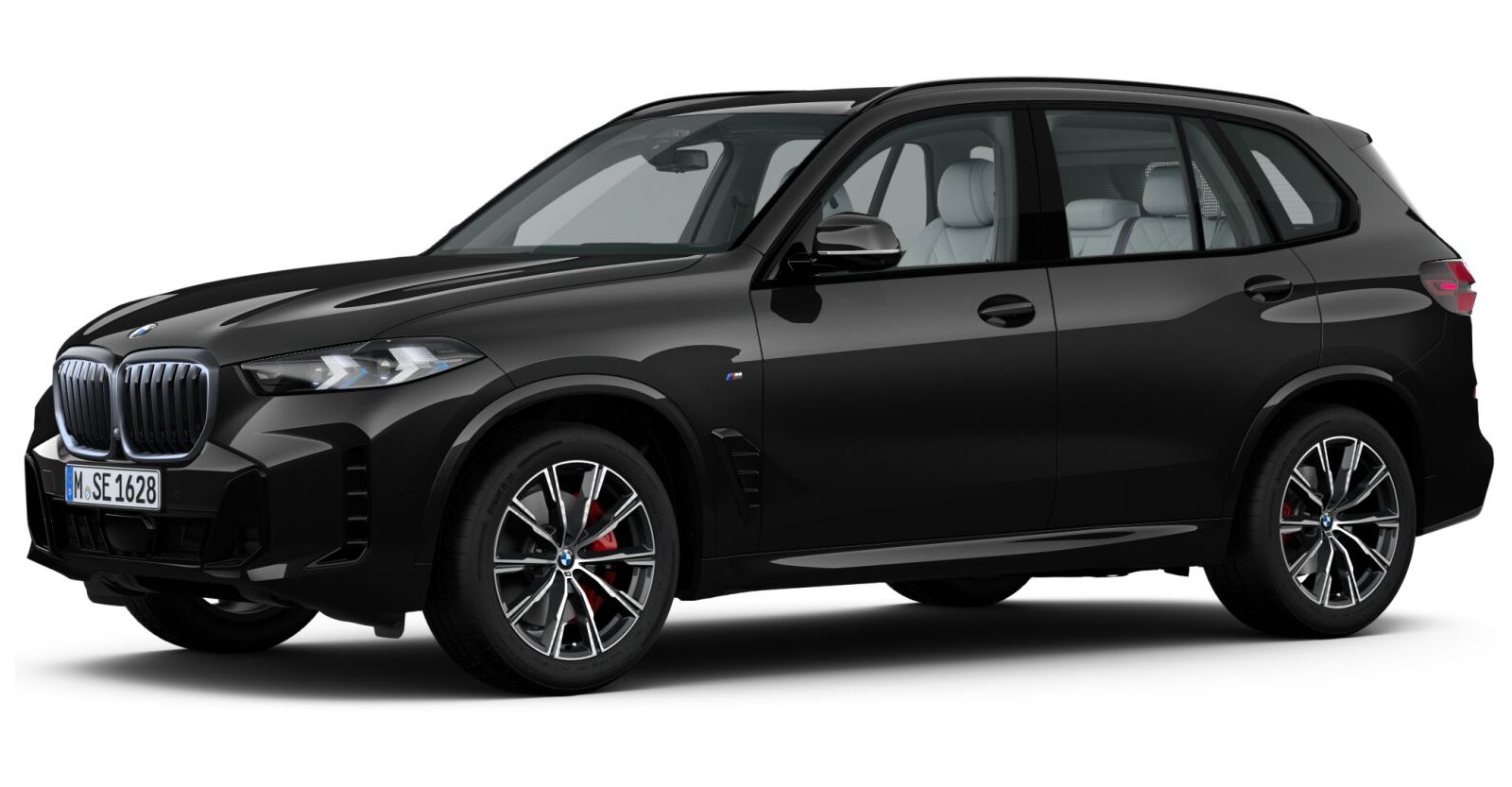 BMW X5 xDrive30d in Schwarz von vorne BMW X5 xDrive30d in Schwarz von vorne