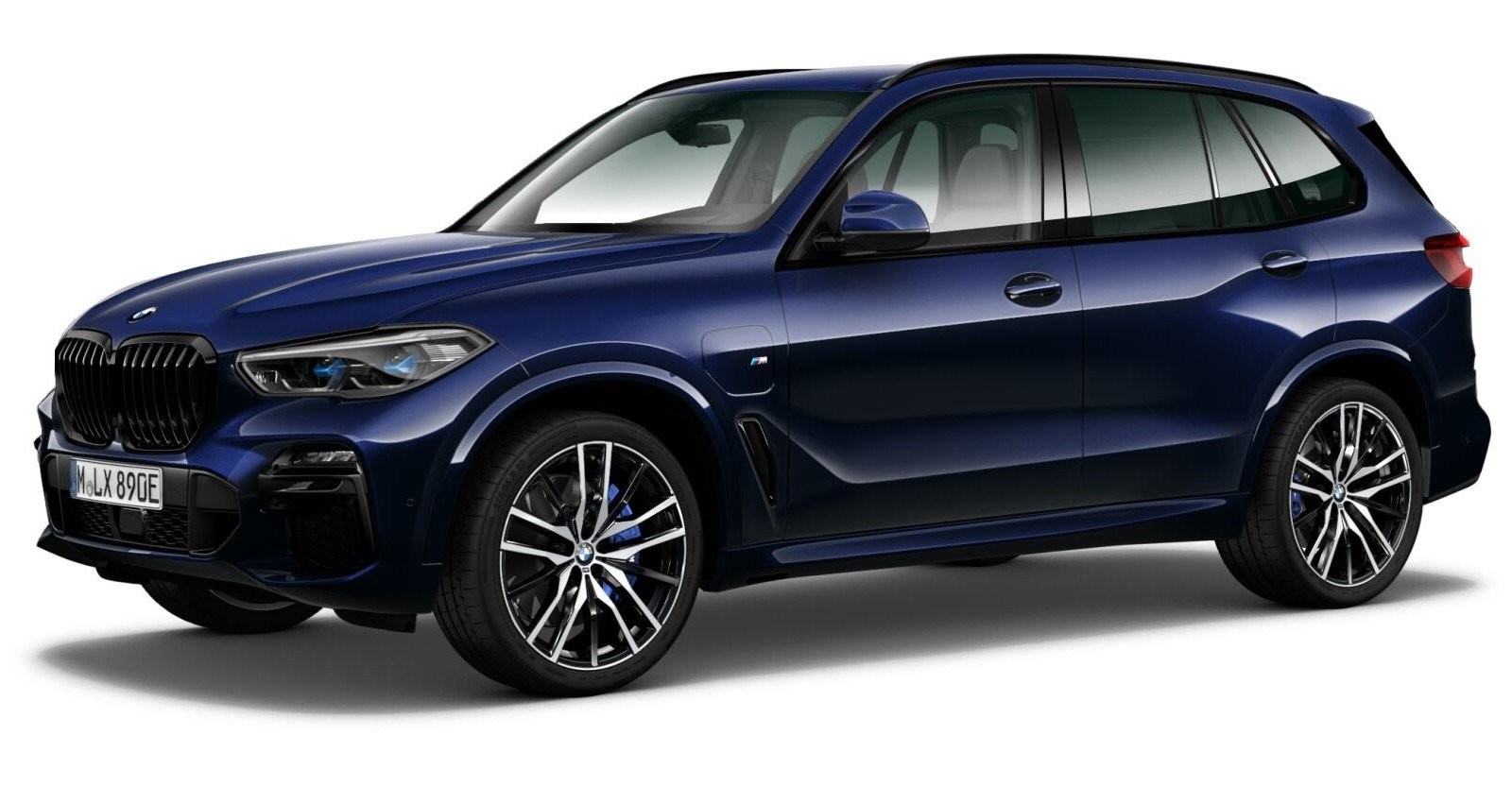 BMW BMW X in Blau von vorne BMW BMW X in Blau von vorne