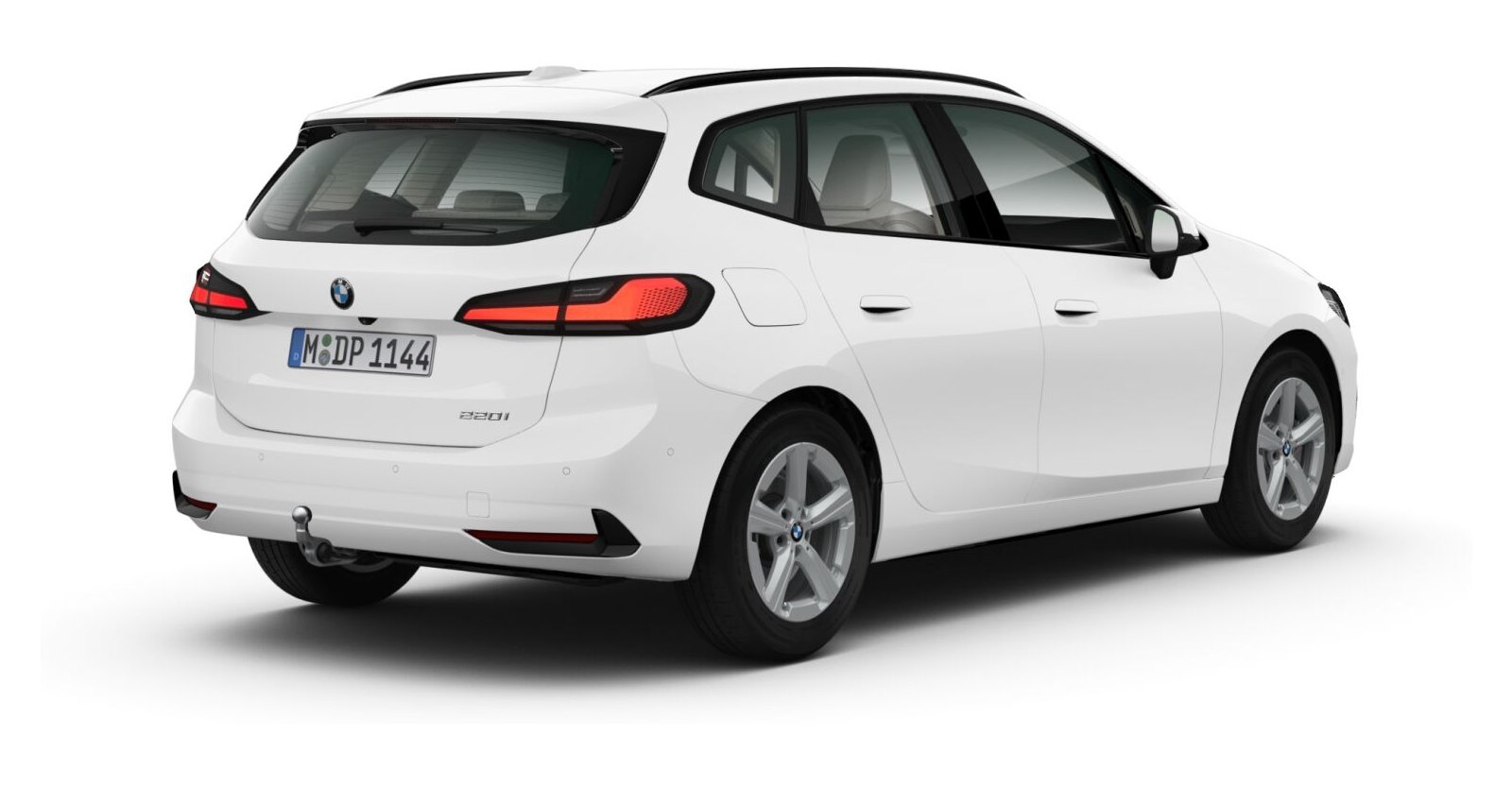 BMW BMW 2er in Weiß von hinten