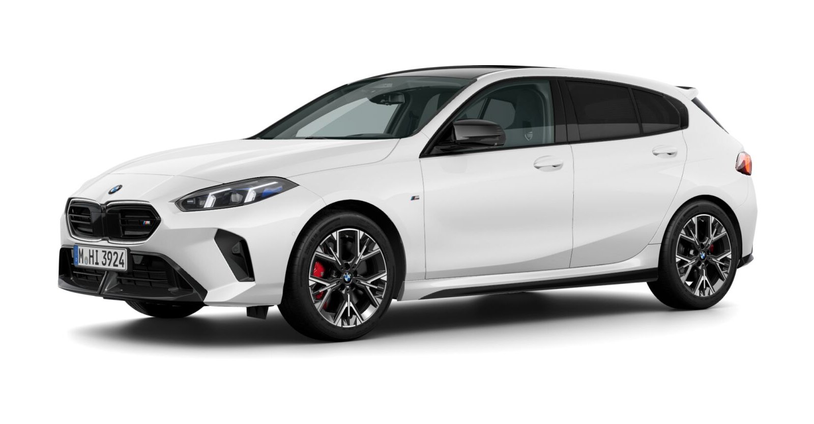 BMW BMW 1er in Weiß von vorne