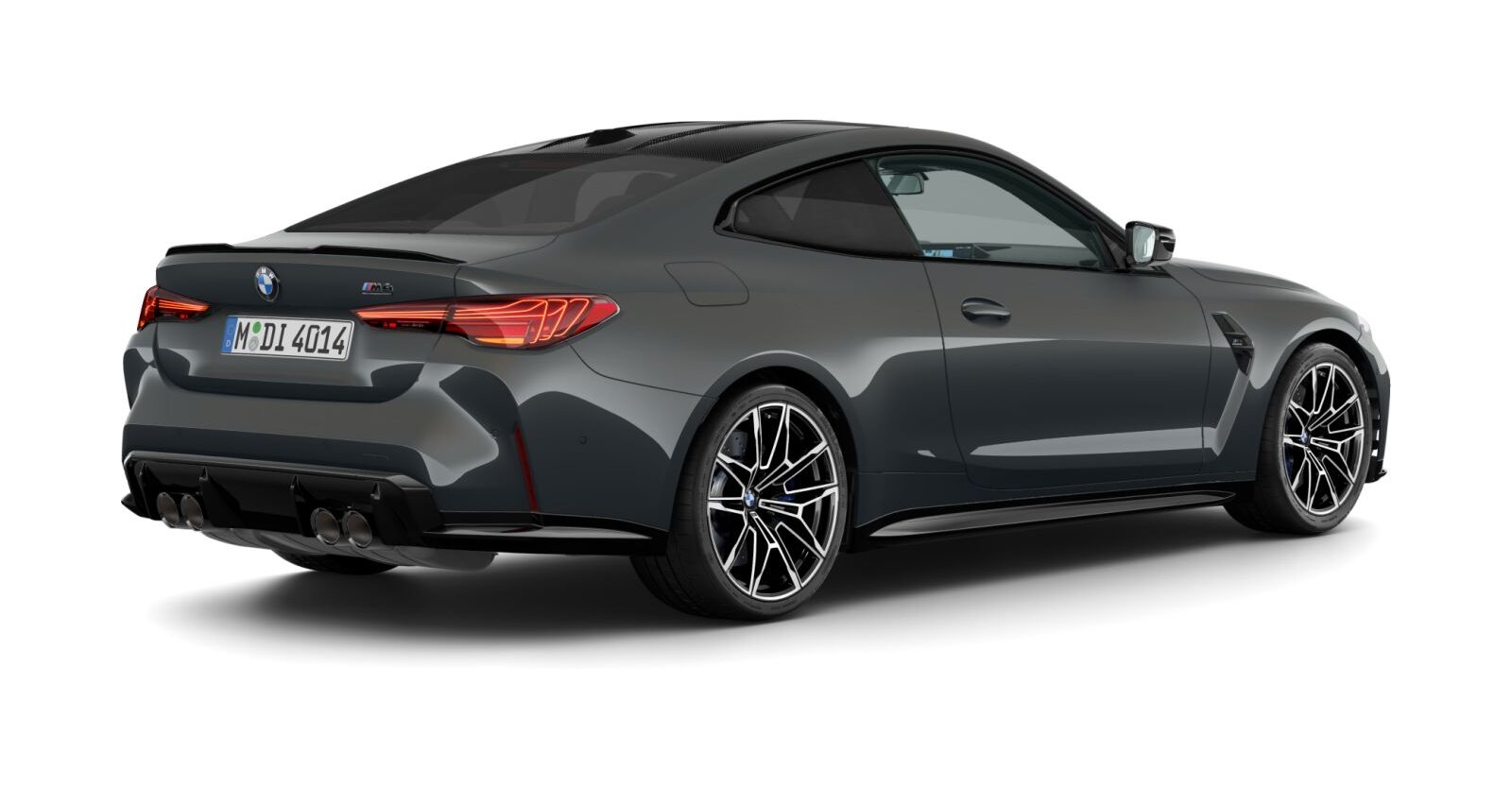 BMW BMW M in Grau von hinten BMW BMW M in Grau von hinten