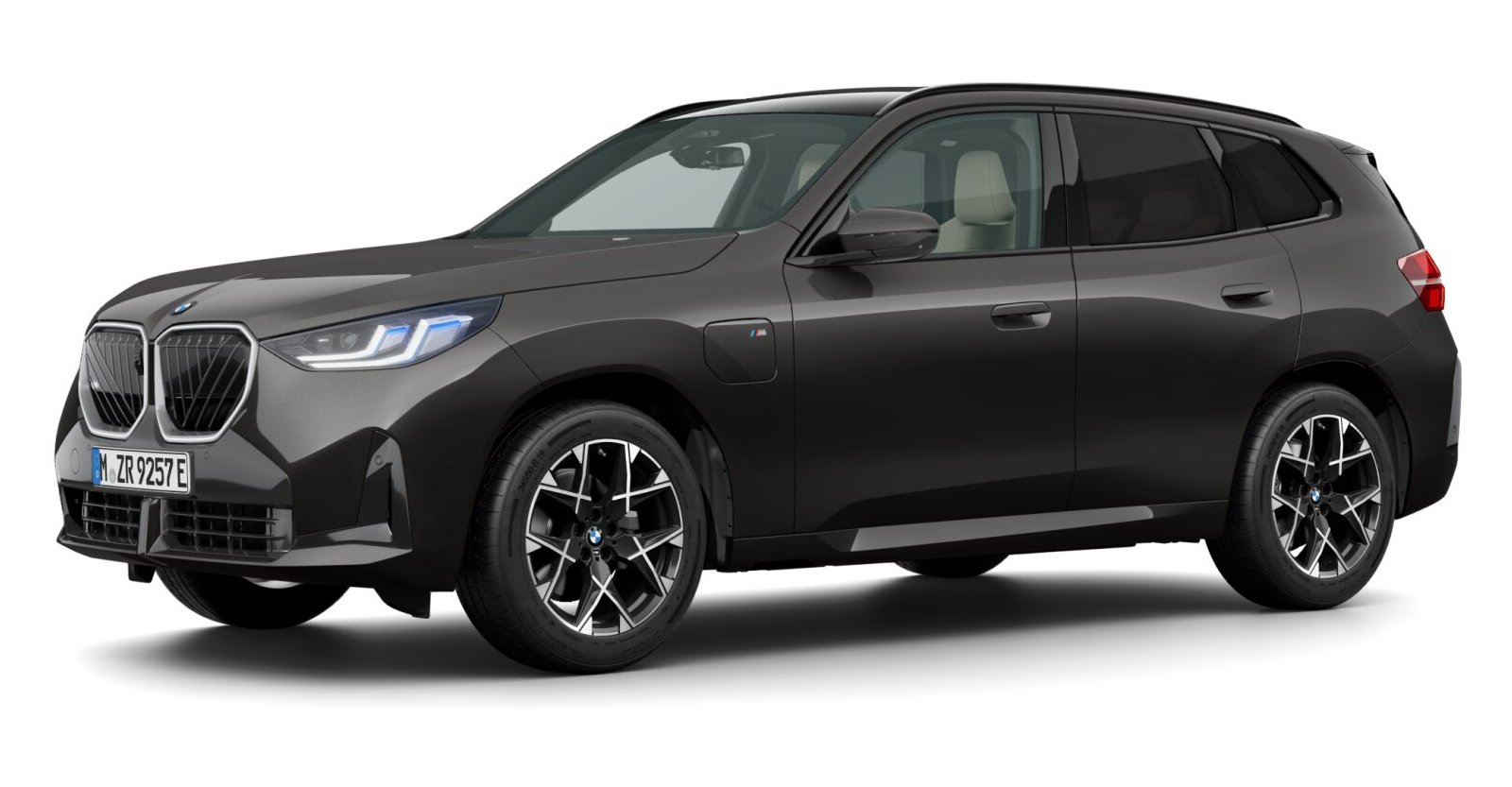 BMW X3 30e xDrive in Grau von vorne