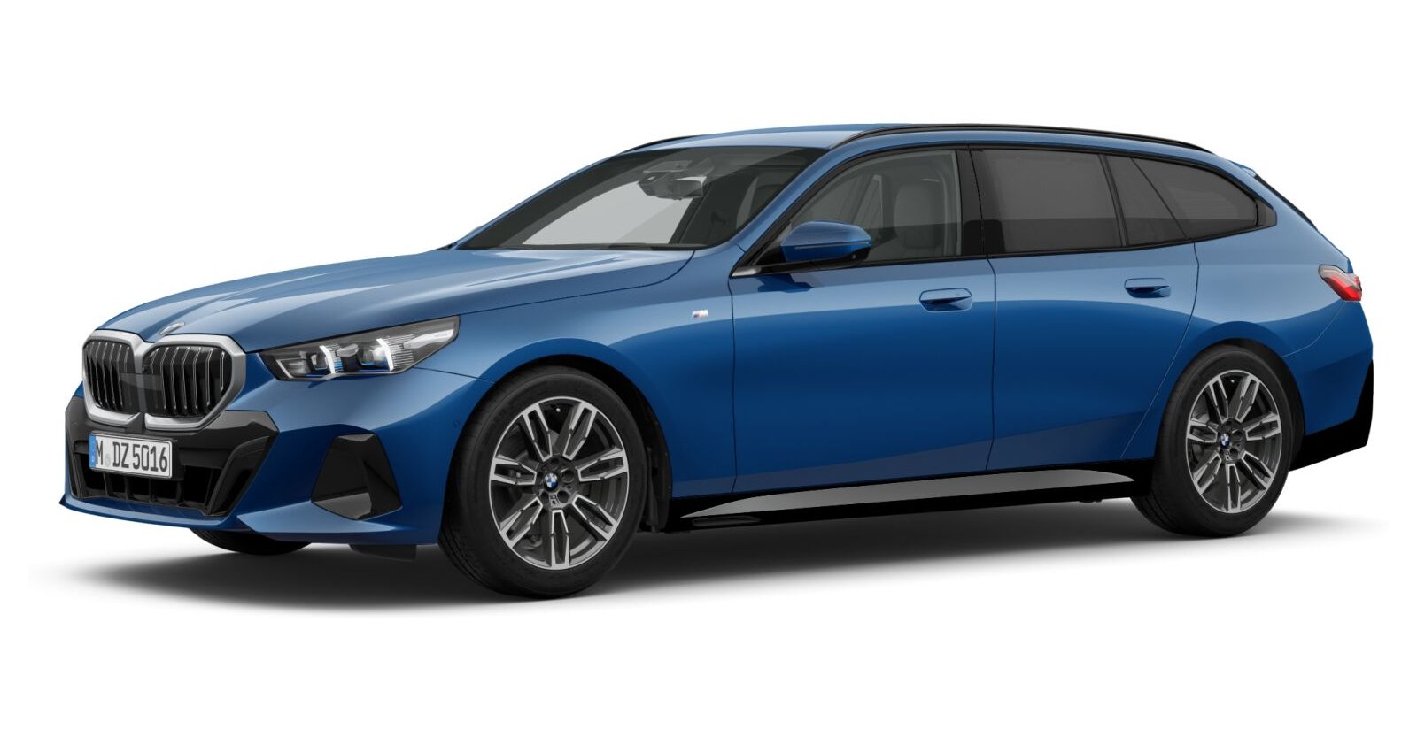 BMW BMW 5er in Blau von vorne BMW BMW 5er in Blau von vorne