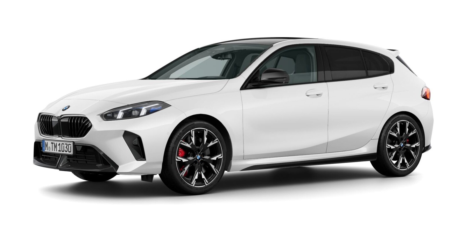 BMW BMW 1er in Weiß von vorne