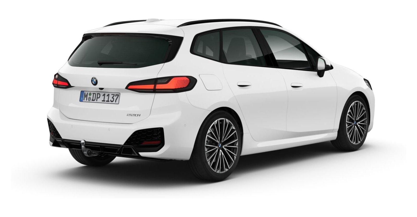 BMW BMW 2er in Weiß von hinten BMW BMW 2er in Weiß von hinten