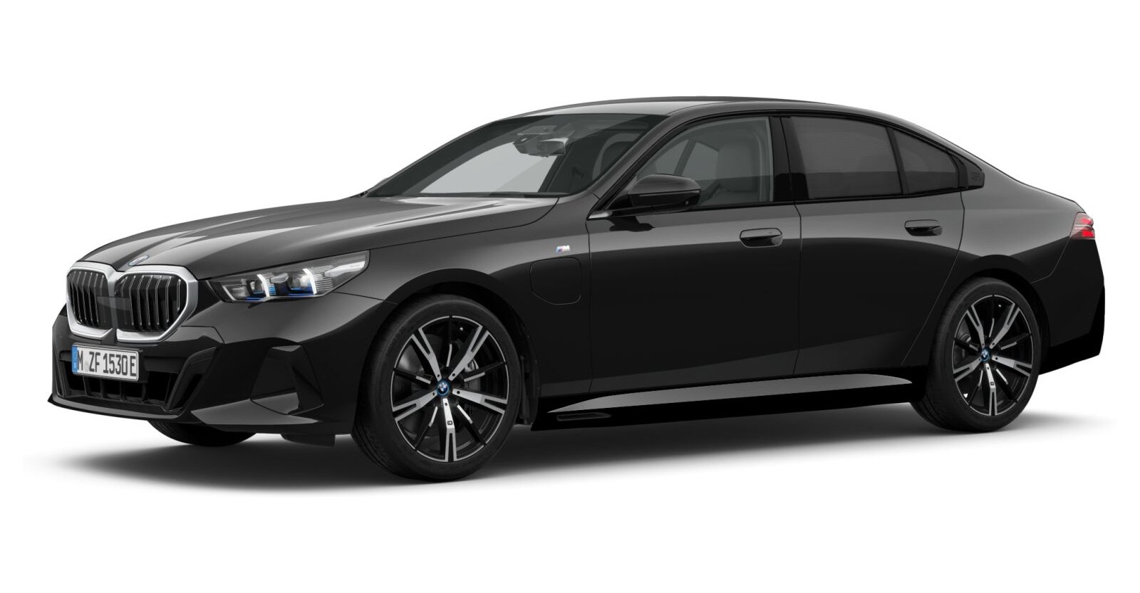 BMW BMW 5er in Schwarz von vorne BMW BMW 5er in Schwarz von vorne