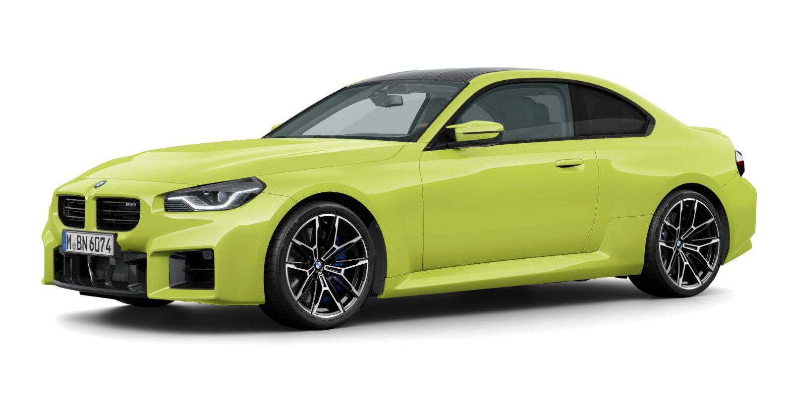 BMW BMW M in Gelb von vorne