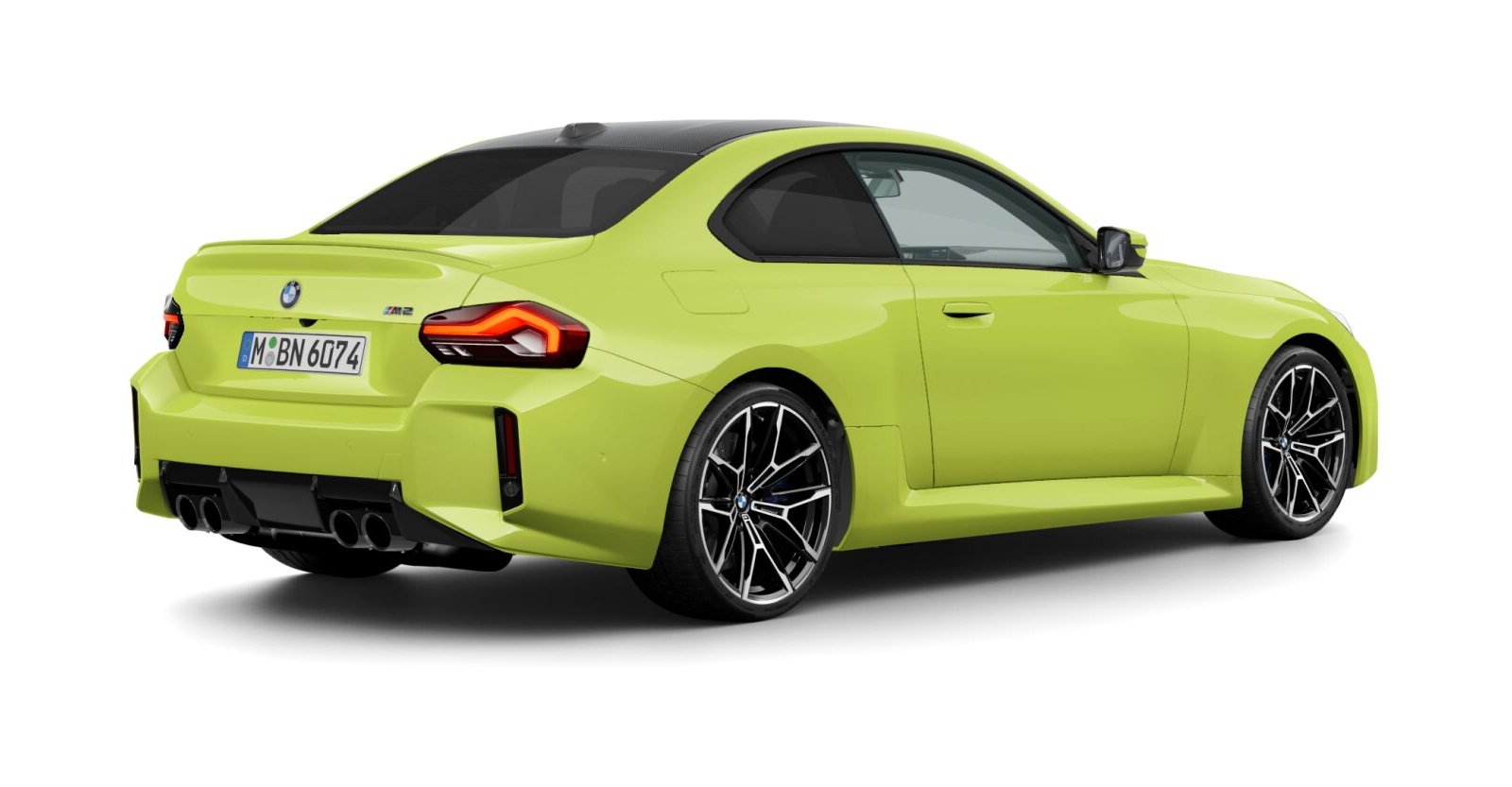 BMW BMW M in Gelb von hinten