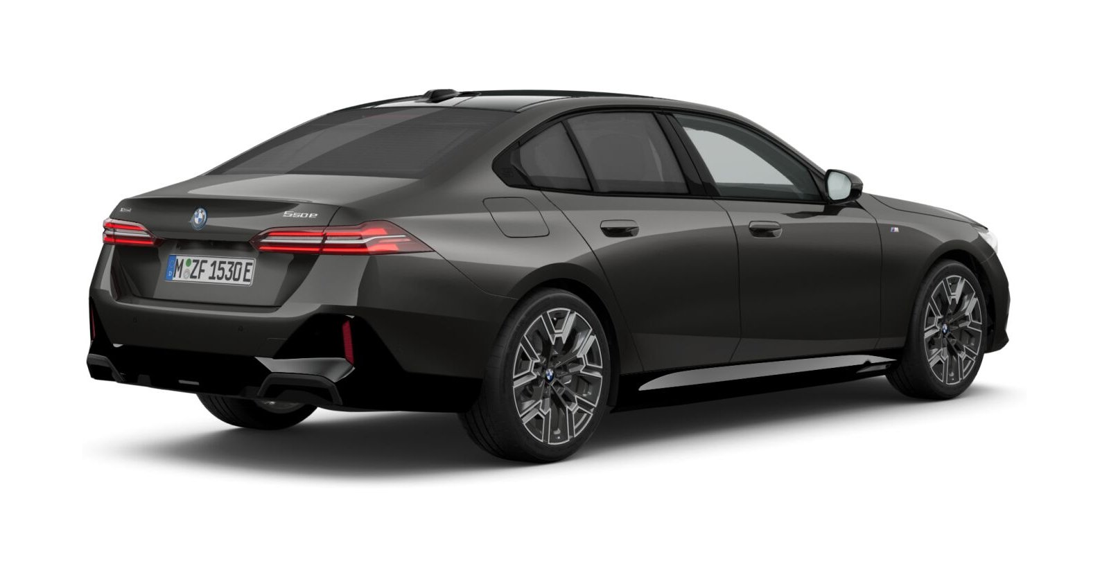 BMW BMW 5er in Grau von hinten BMW BMW 5er in Grau von hinten