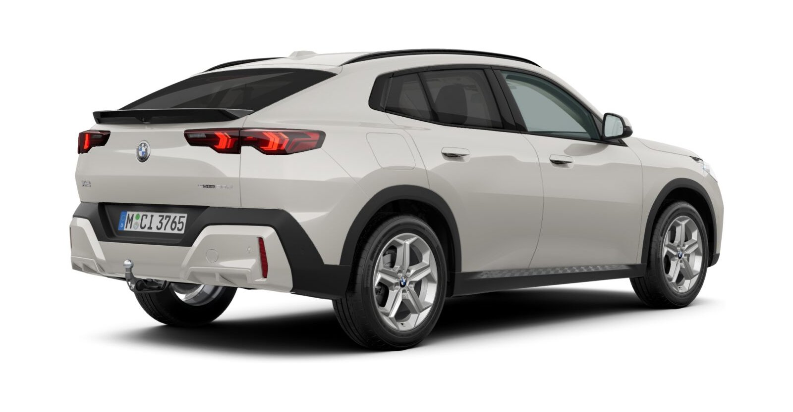 BMW BMW X in Grau von hinten