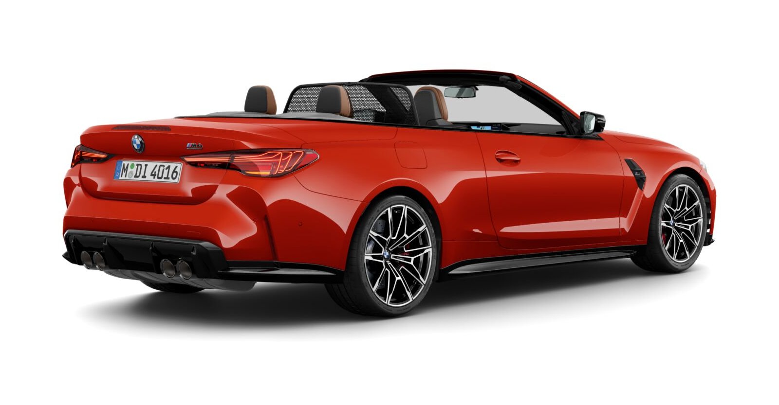 BMW BMW M in Rot von hinten