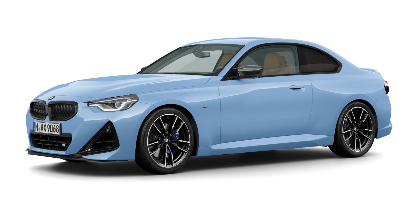 BMW BMW 2er in Blau von vorne BMW BMW 2er in Blau von vorne
