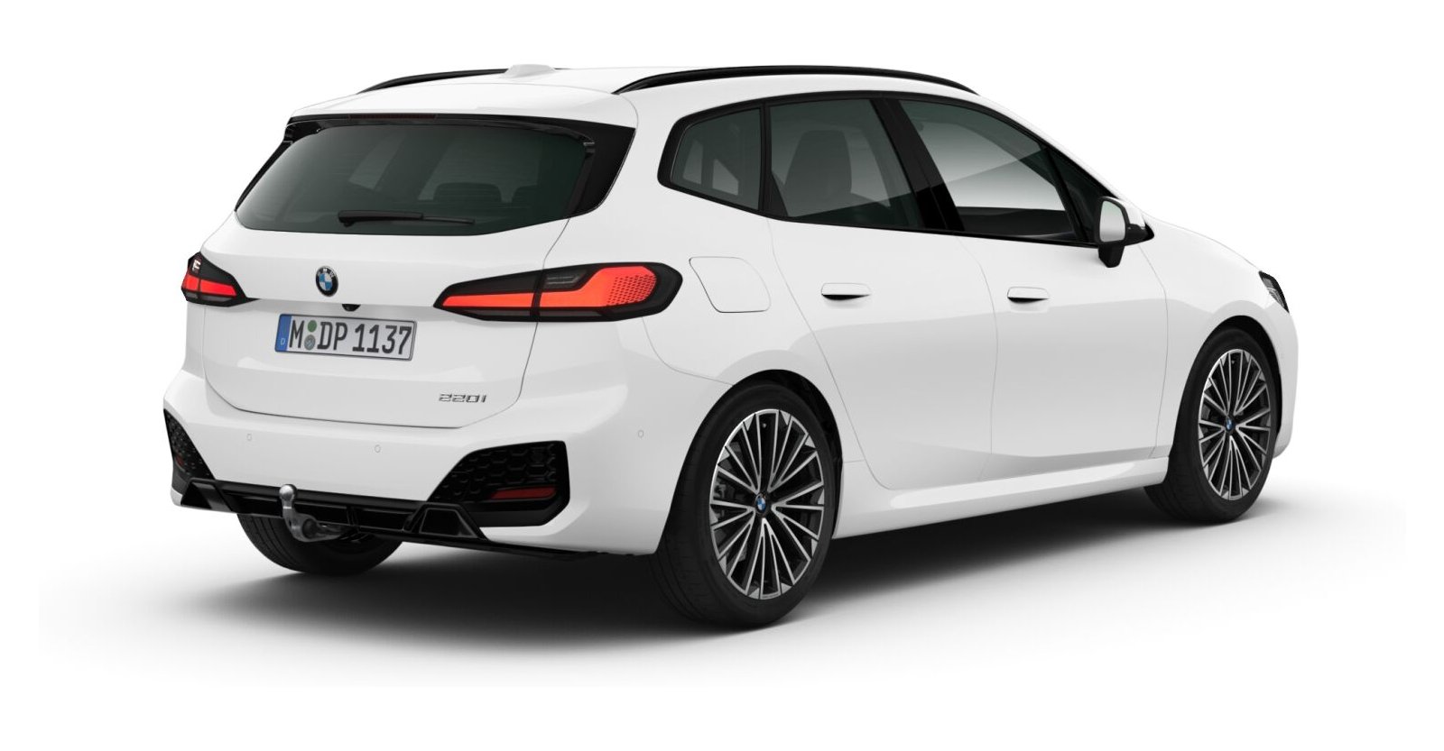 BMW BMW 2er in Weiß von hinten BMW BMW 2er in Weiß von hinten