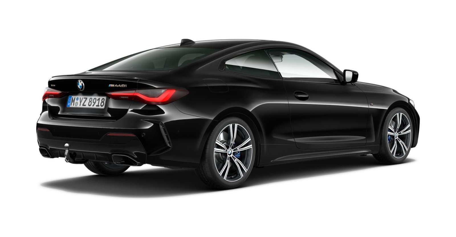 BMW BMW 4er in Schwarz von hinten BMW BMW 4er in Schwarz von hinten