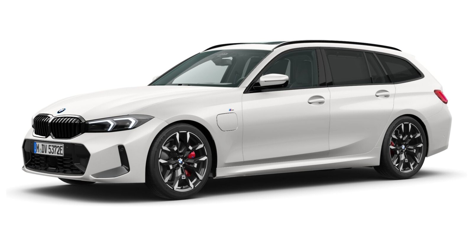 BMW BMW 3er in Weiß von vorne
