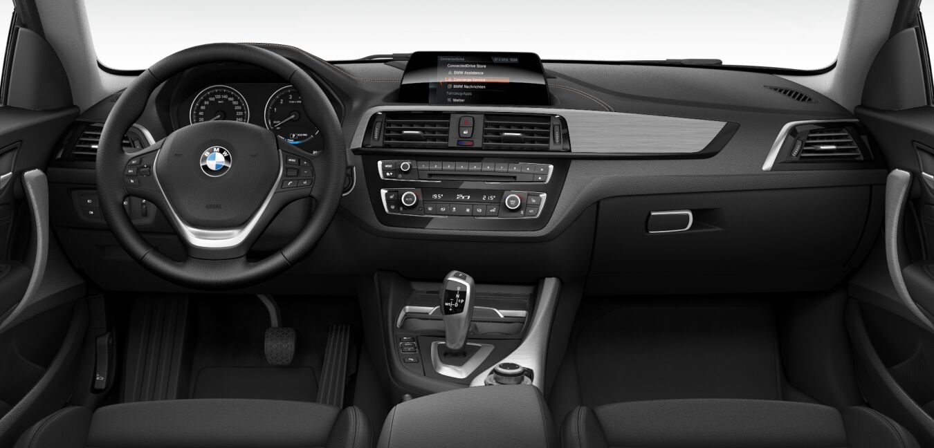 BMW BMW 2er im Innenraum von vorne BMW BMW 2er im Innenraum von vorne