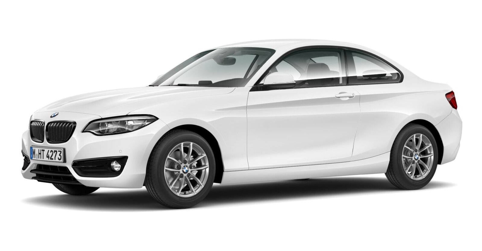 BMW BMW 2er in Weiß von vorne BMW BMW 2er in Weiß von vorne