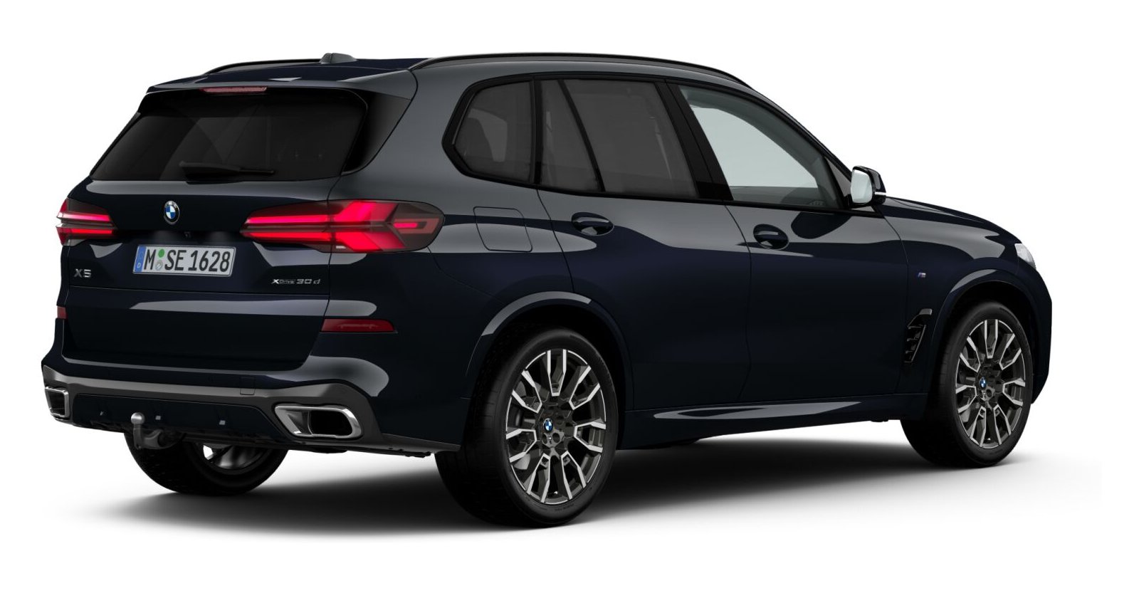 BMW BMW X in Schwarz von hinten BMW BMW X in Schwarz von hinten