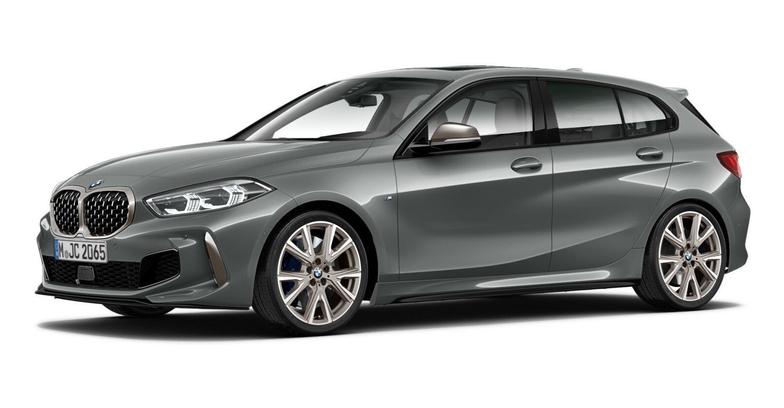 BMW BMW 1er in Grau von vorne BMW BMW 1er in Grau von vorne