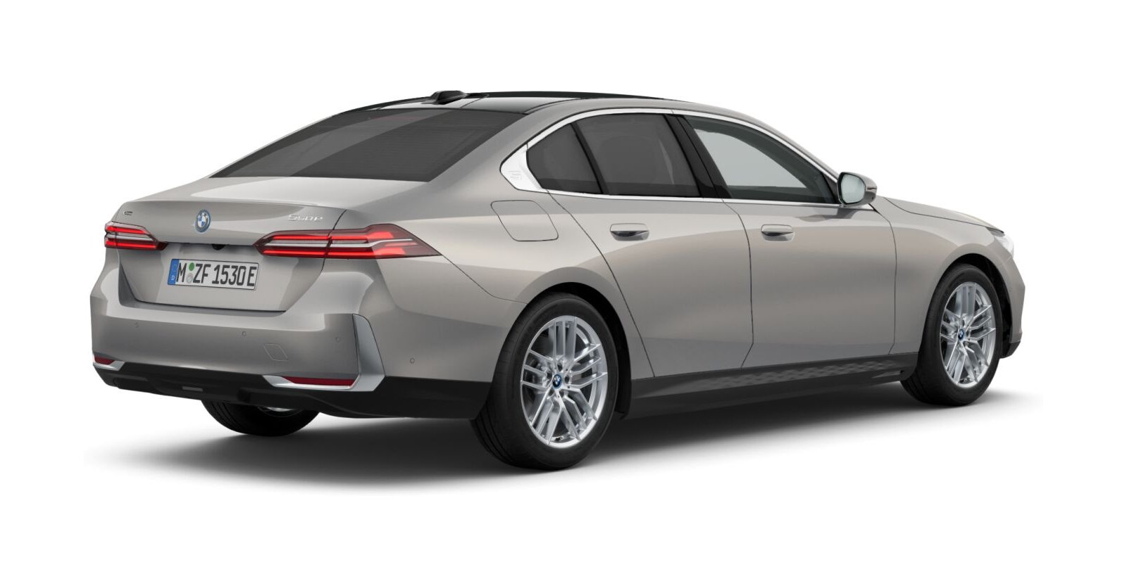 BMW BMW 5er in Grau von hinten BMW BMW 5er in Grau von hinten