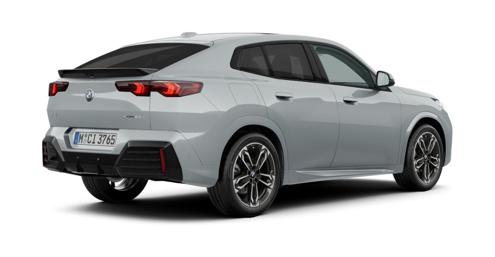 BMW BMW X in Grau von hinten BMW BMW X in Grau von hinten