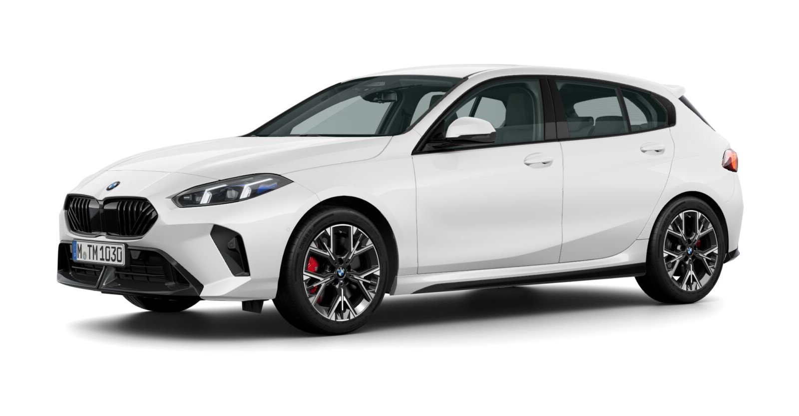 BMW BMW 1er in Weiß von vorne