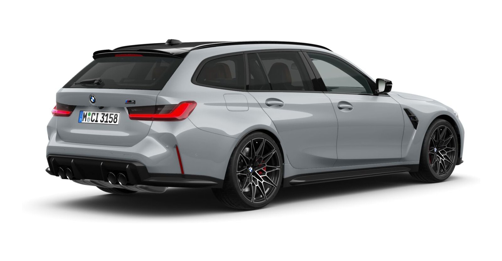 BMW BMW M in Grau von hinten