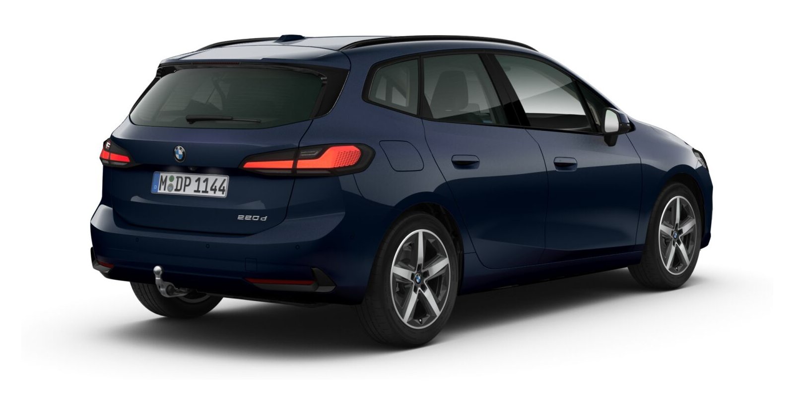 BMW BMW 2er in Blau von hinten