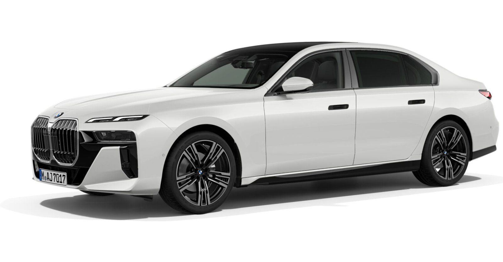 BMW BMW 7er in Weiß von vorne BMW BMW 7er in Weiß von vorne
