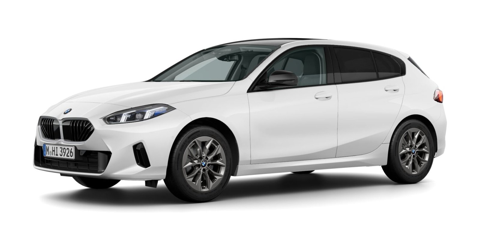 BMW BMW 1er in Weiß von vorne