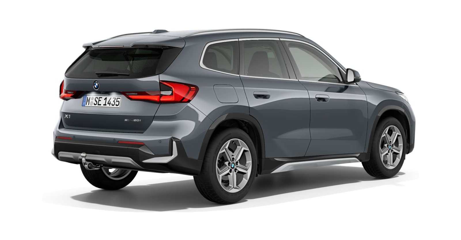 BMW BMW X in Grau von hinten