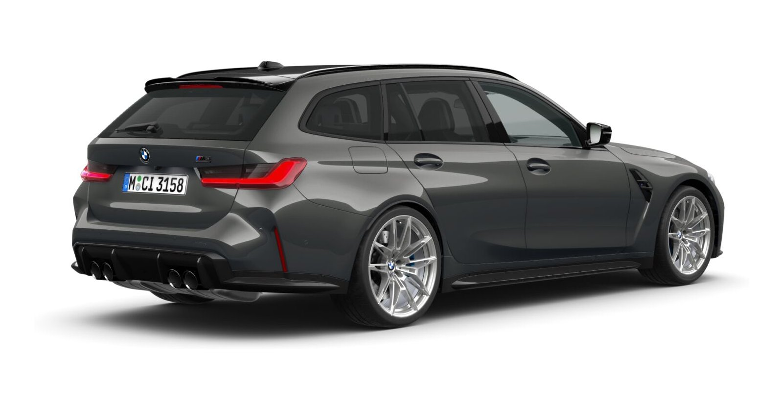 BMW BMW M in Grau von hinten BMW BMW M in Grau von hinten